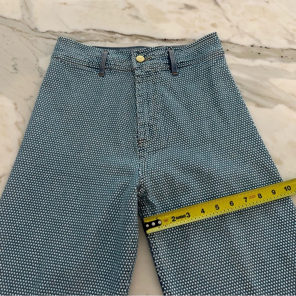 CULT GAIA ZELMA BLUE HOTAFIX CRYSTAL DENIM SIZE US 26 NWOTS! - Picture 10 of 17